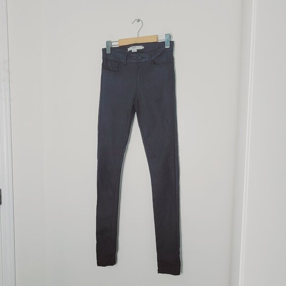 Vero Moda Women's Black Denim Front Zipper Straight Leg Fitted Jeans Pants Small - Picture 3 of 12